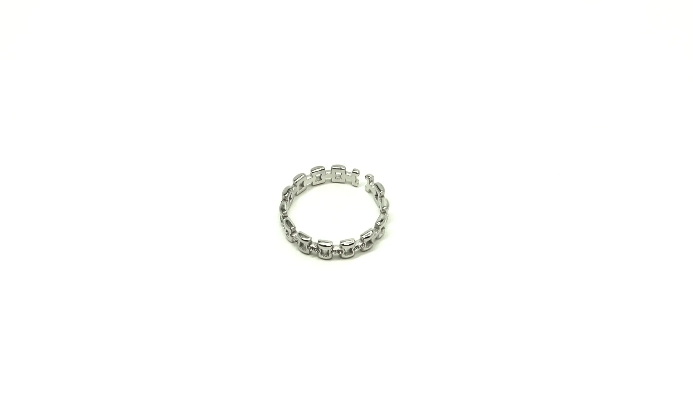 Bezeled Stacker Ring