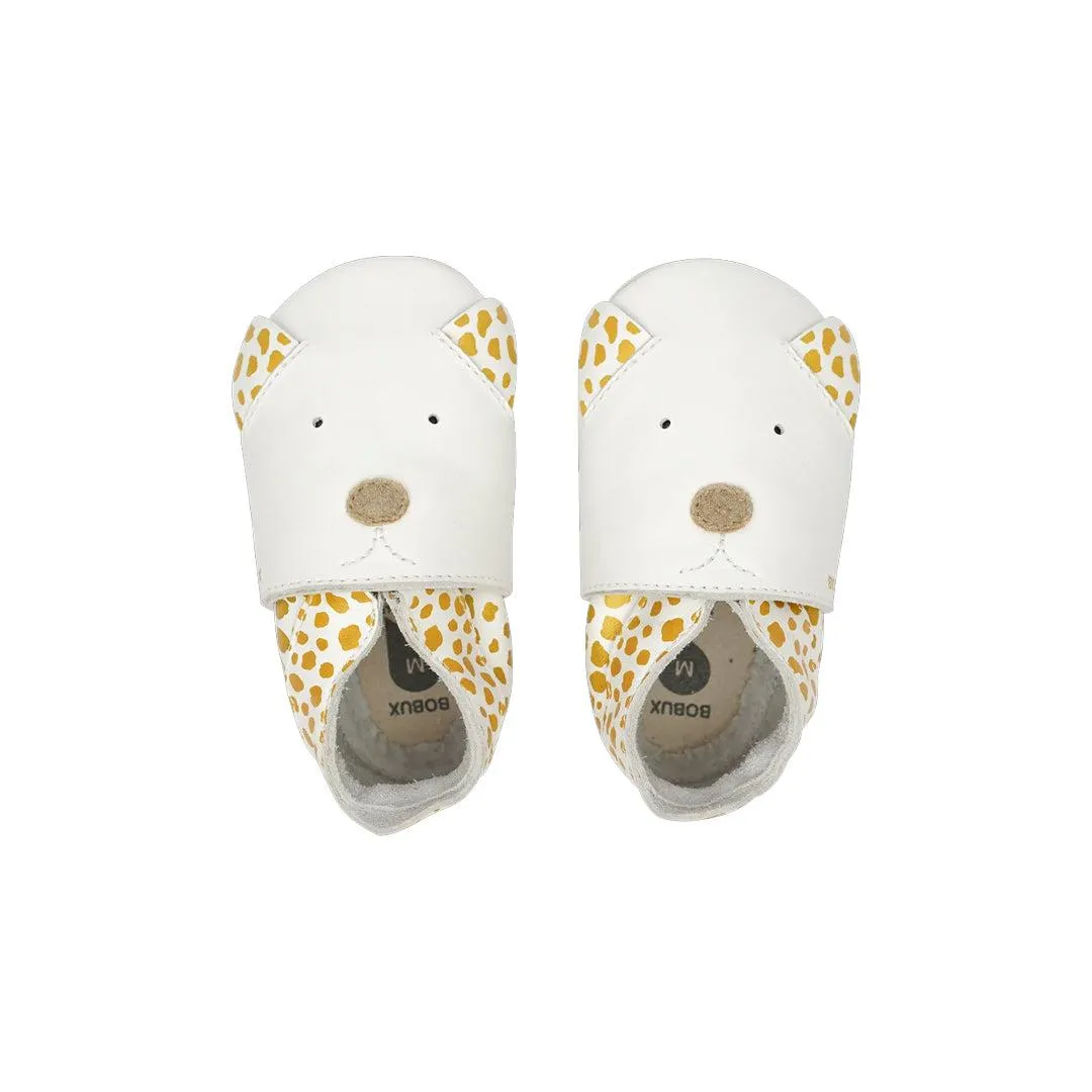 Bobux Soft Sole Dalmatian - White