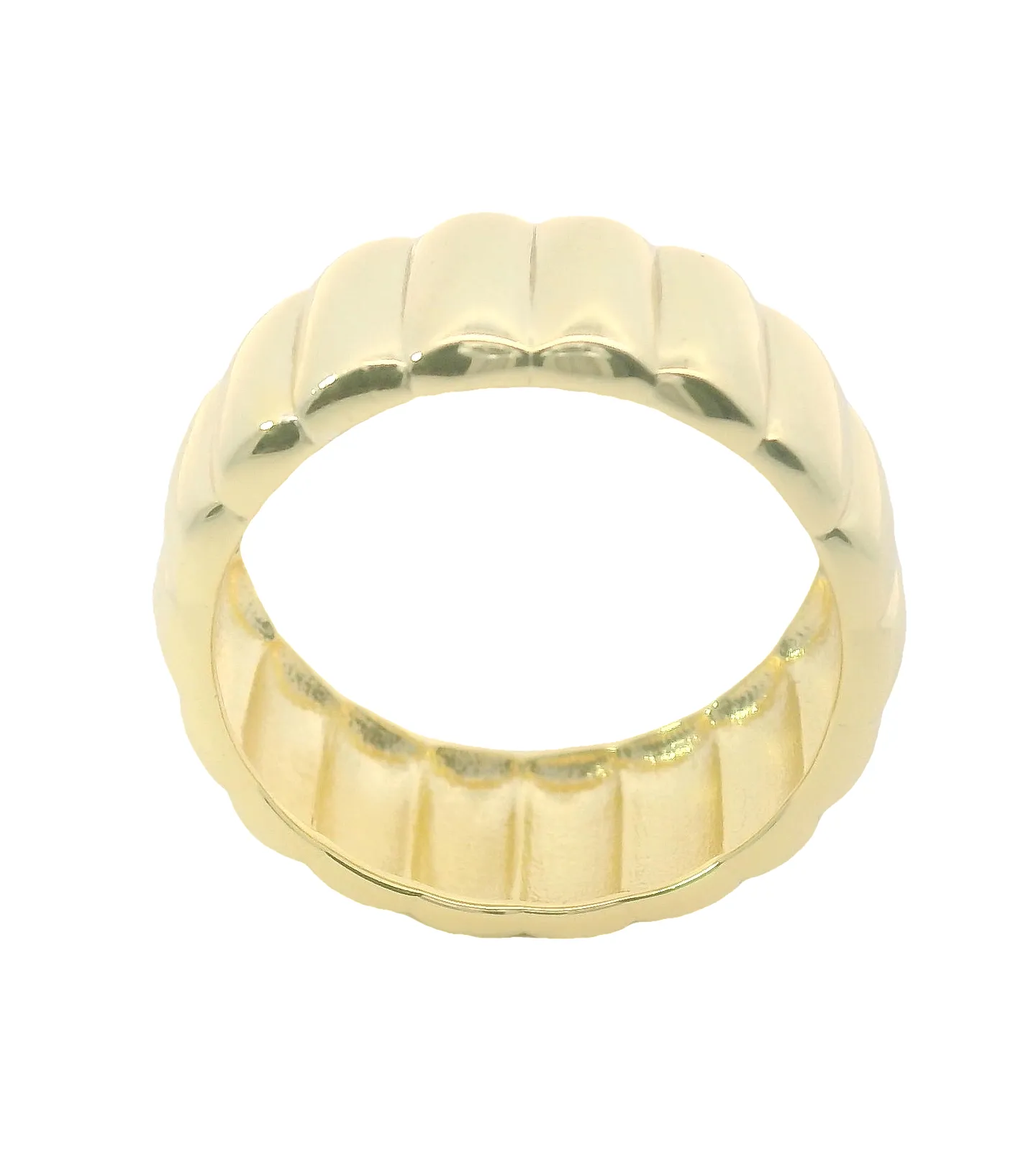 Bubble Chunky Ring In Vermeil