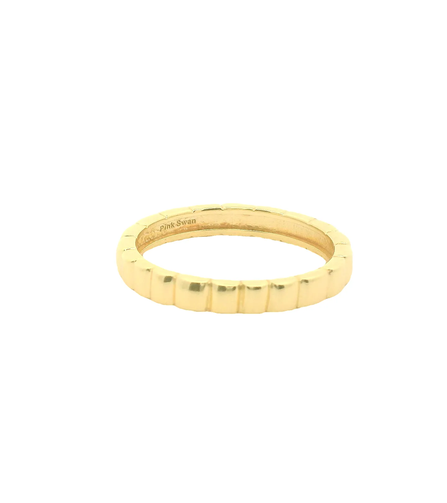 Bubble Slim Ring In Vermeil