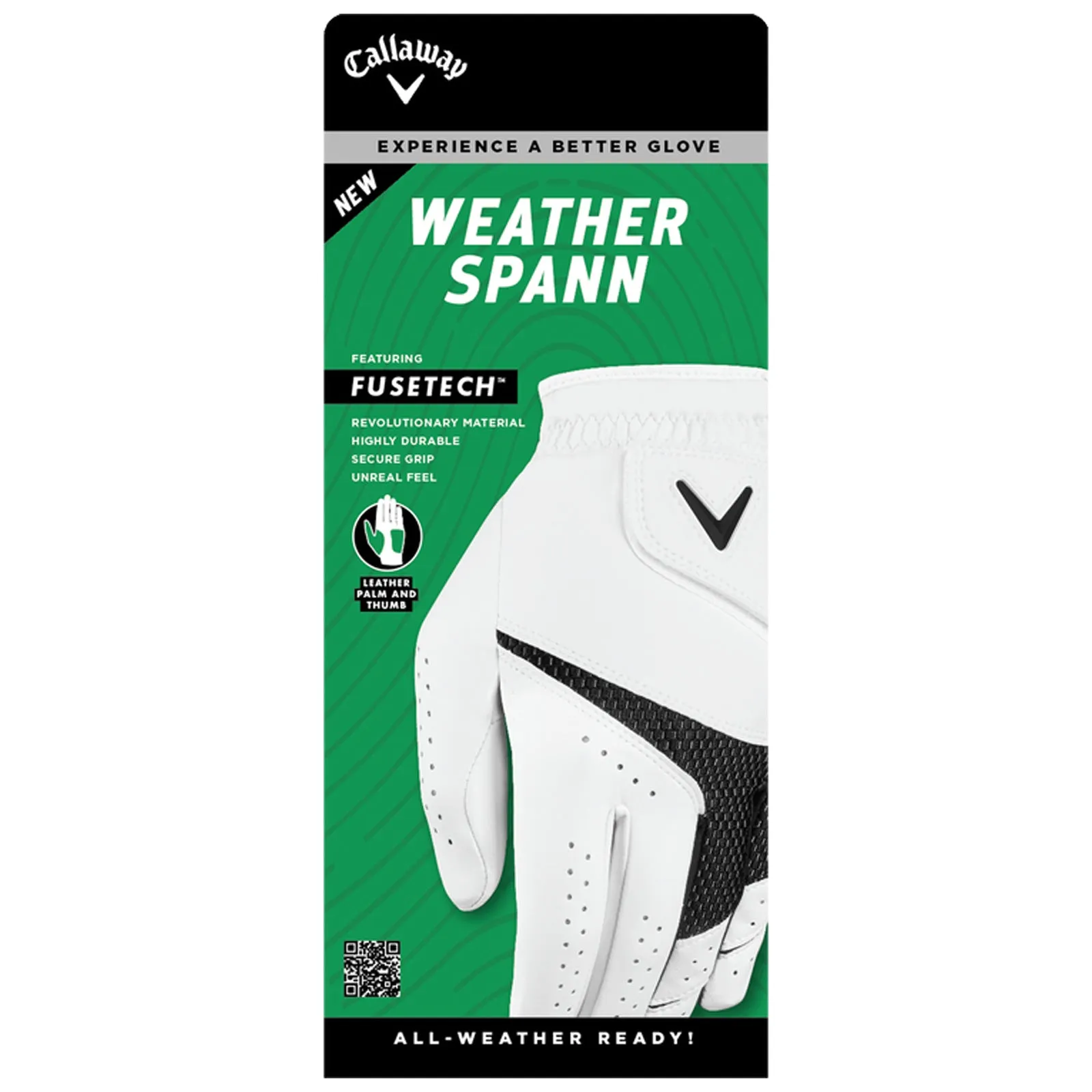 Callaway Mens Weather Spann RIGHT Hand Golf Glove