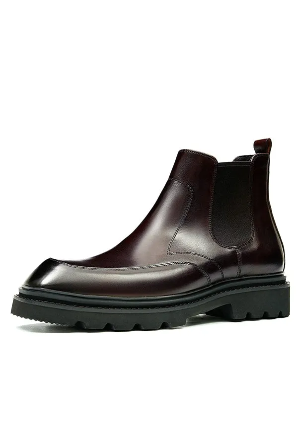 CowRoyale Sophisticated Slip-on Dress Boots