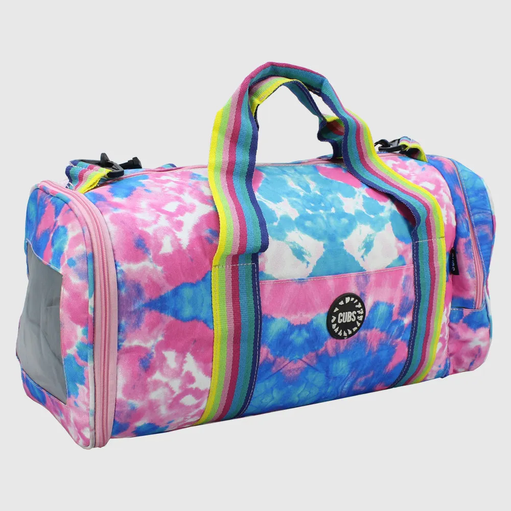 Cubs Sky Blue Tie Dye Duffle Bag