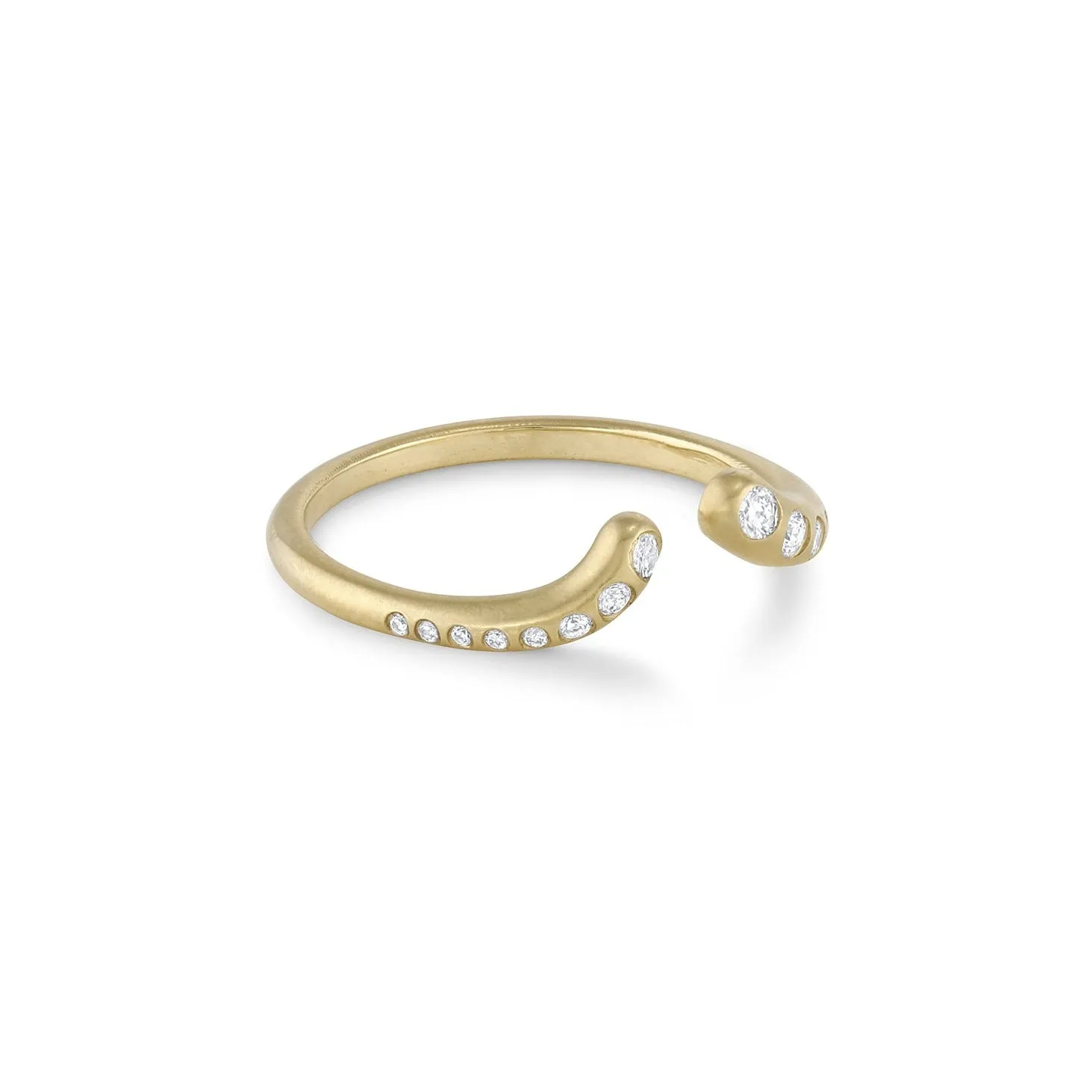 Diamond Nesting Cuff Ring