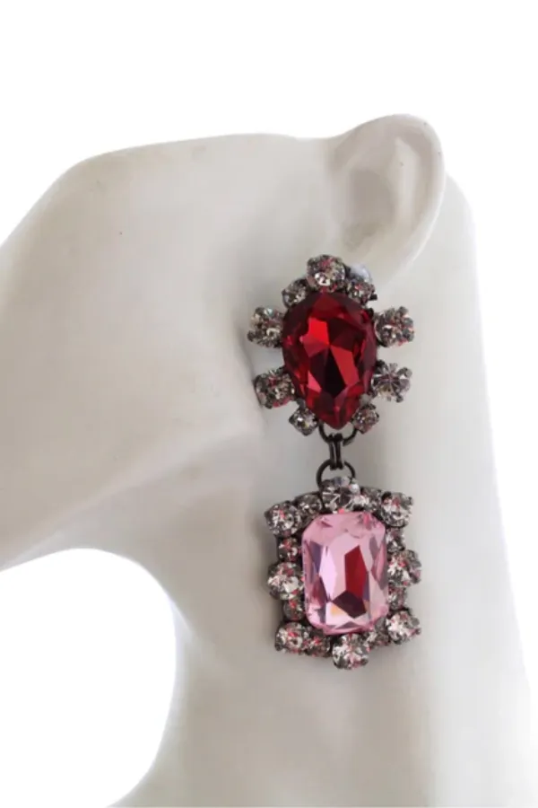 Dynasty Angelina Rose Pink Earring