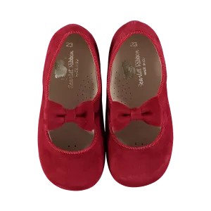 First Steps Sophia Bow Shoes - Scarlet