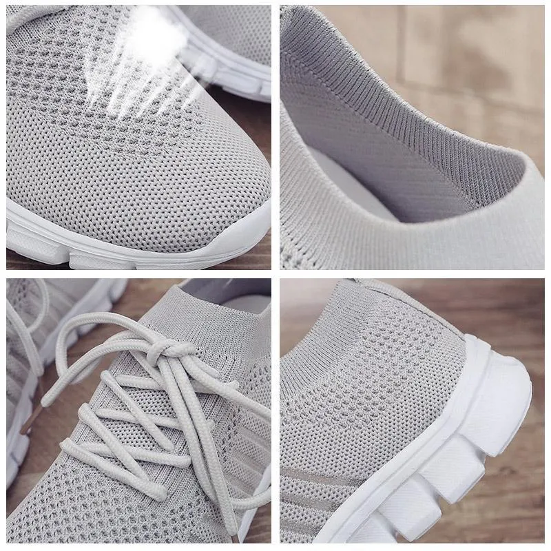 Flying woven mesh shoes