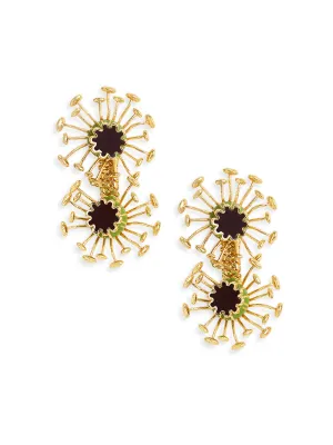 Golden Poppy Earrings