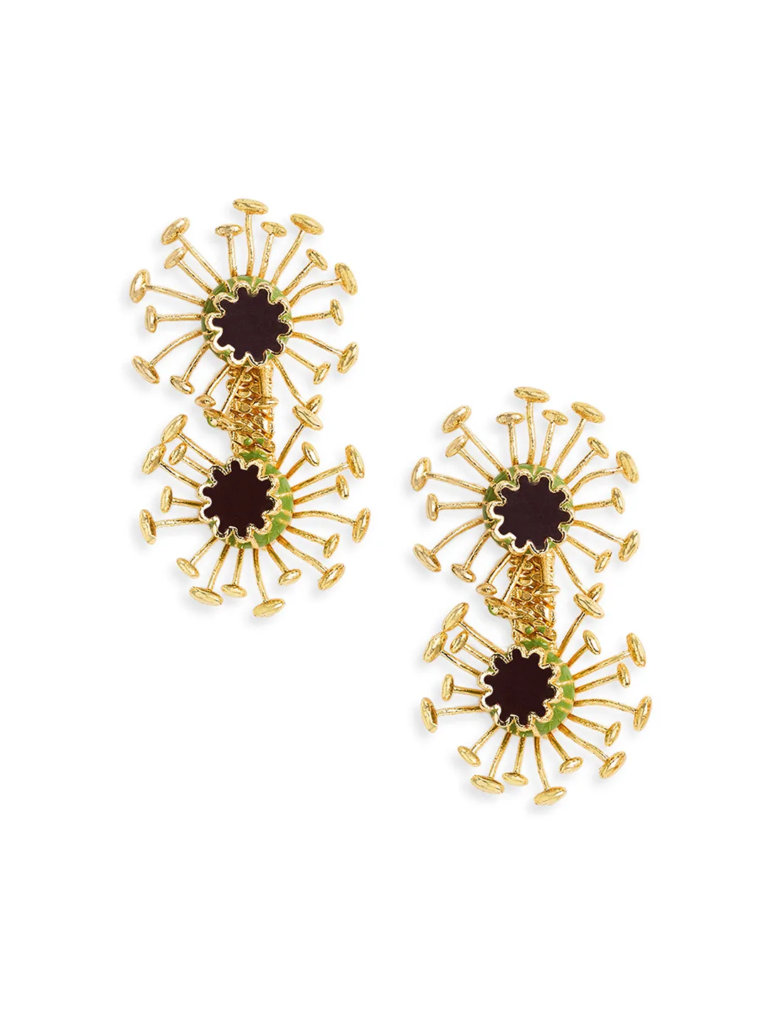 Golden Poppy Earrings