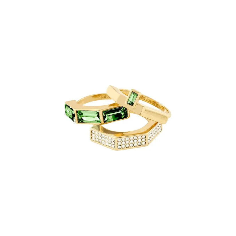 HANNA SCHNBERG x PILGRIM Crystal Ring Set