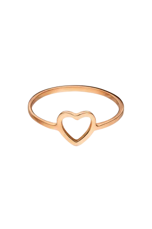 Heart Ring Rose Gold