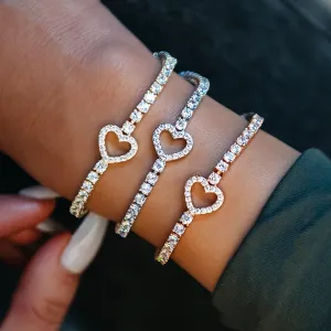 Heart Tennis Bracelet Bundle