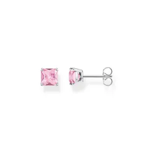 Heritage Pink Stone Stud Earrings