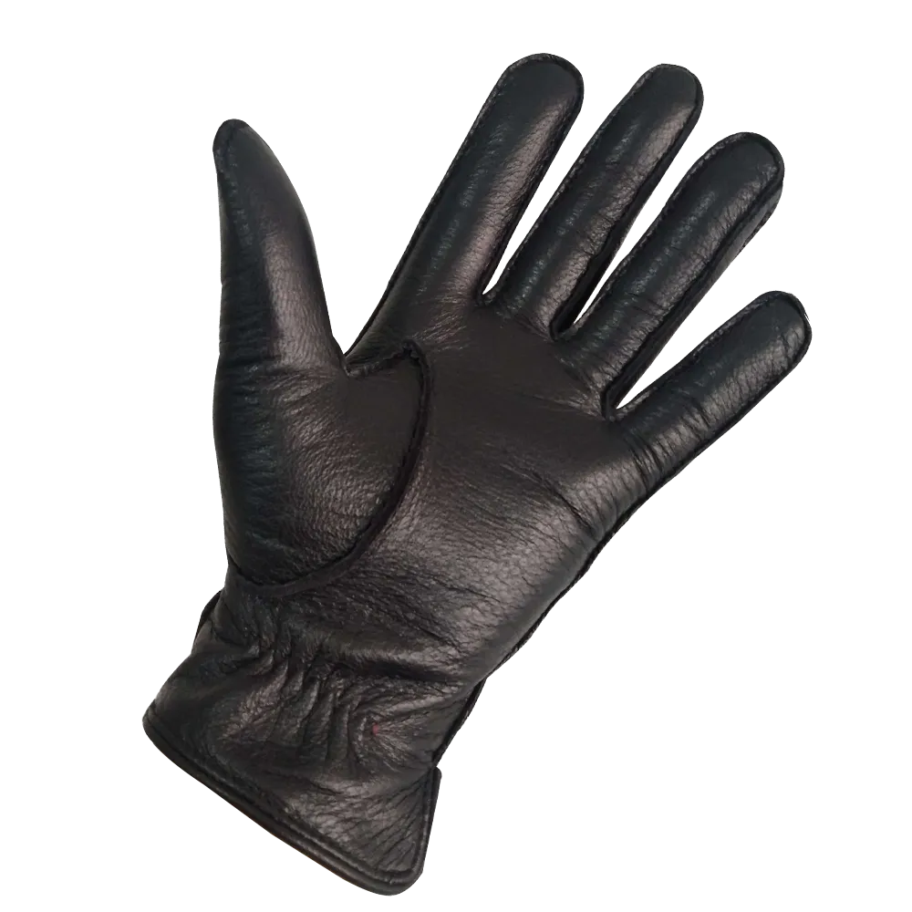 HighShine Men's Cashmere Lined Winter Warm Deerskin Gloves