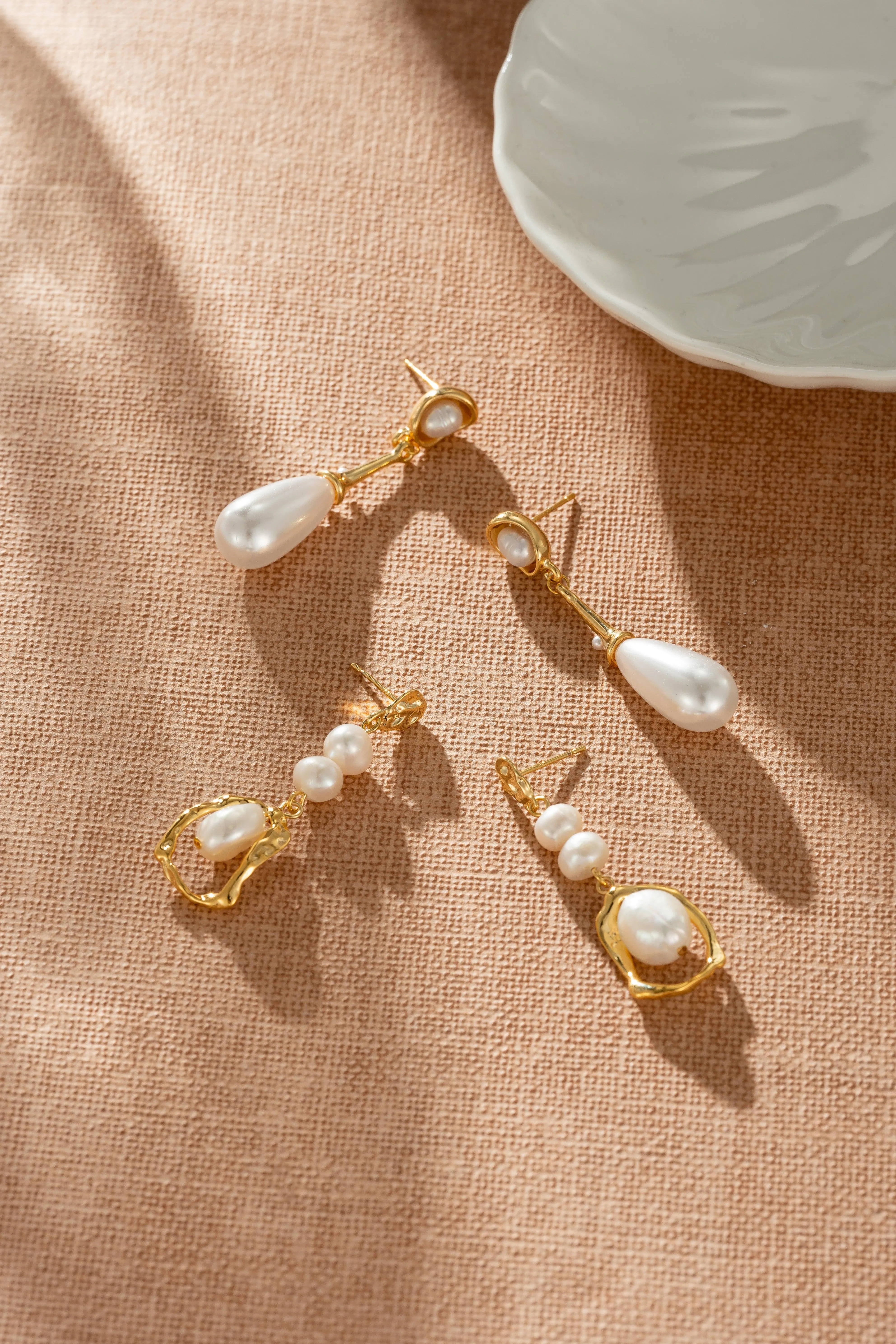 Isra Pearl Drop Earrings