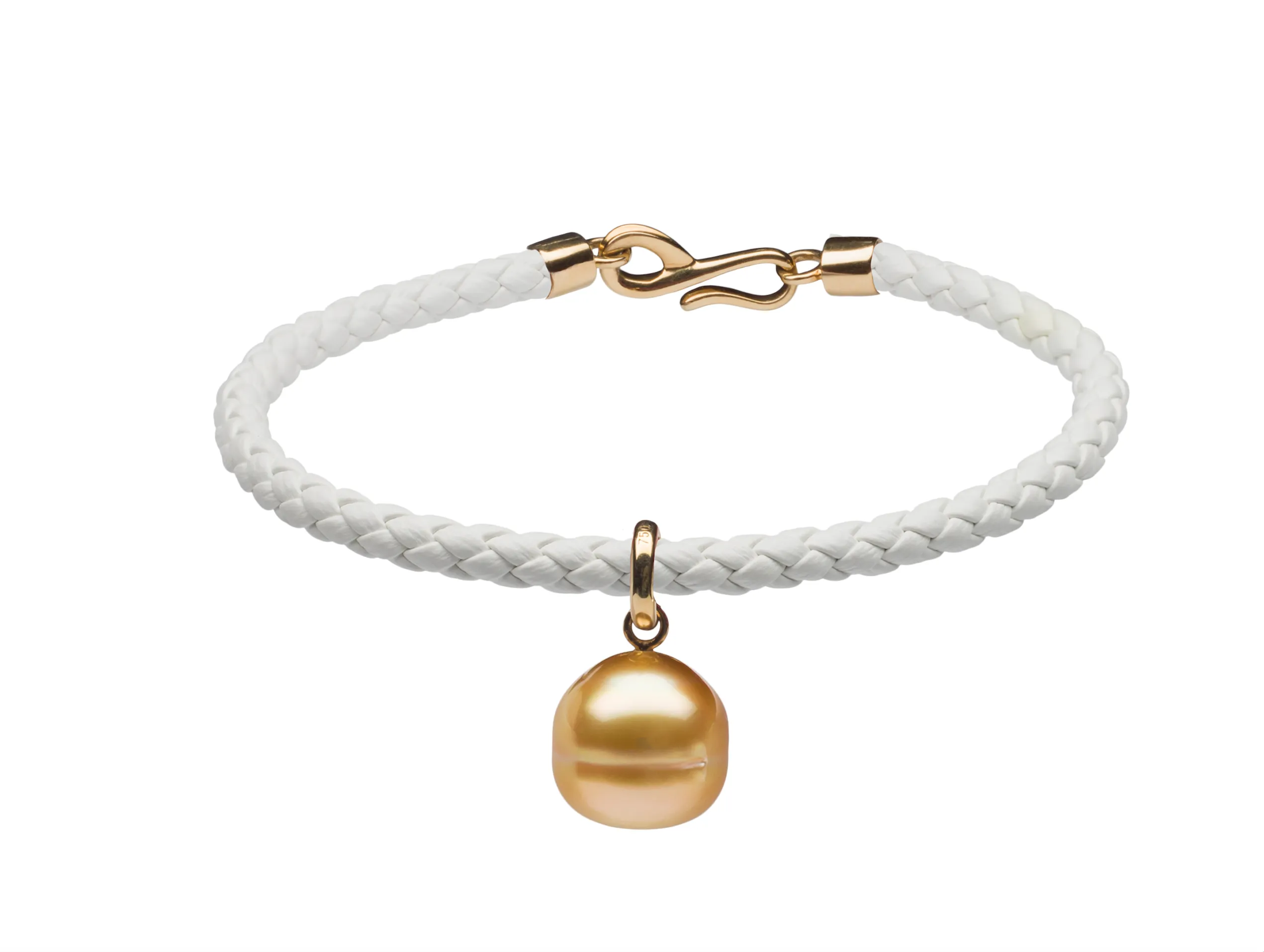 Italian Leather & Pearl Charm Bracelets