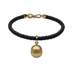 Italian Leather & Pearl Charm Bracelets