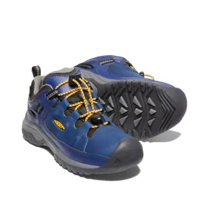 Keen Youths Targhee Low Waterproof Blue  Hiker