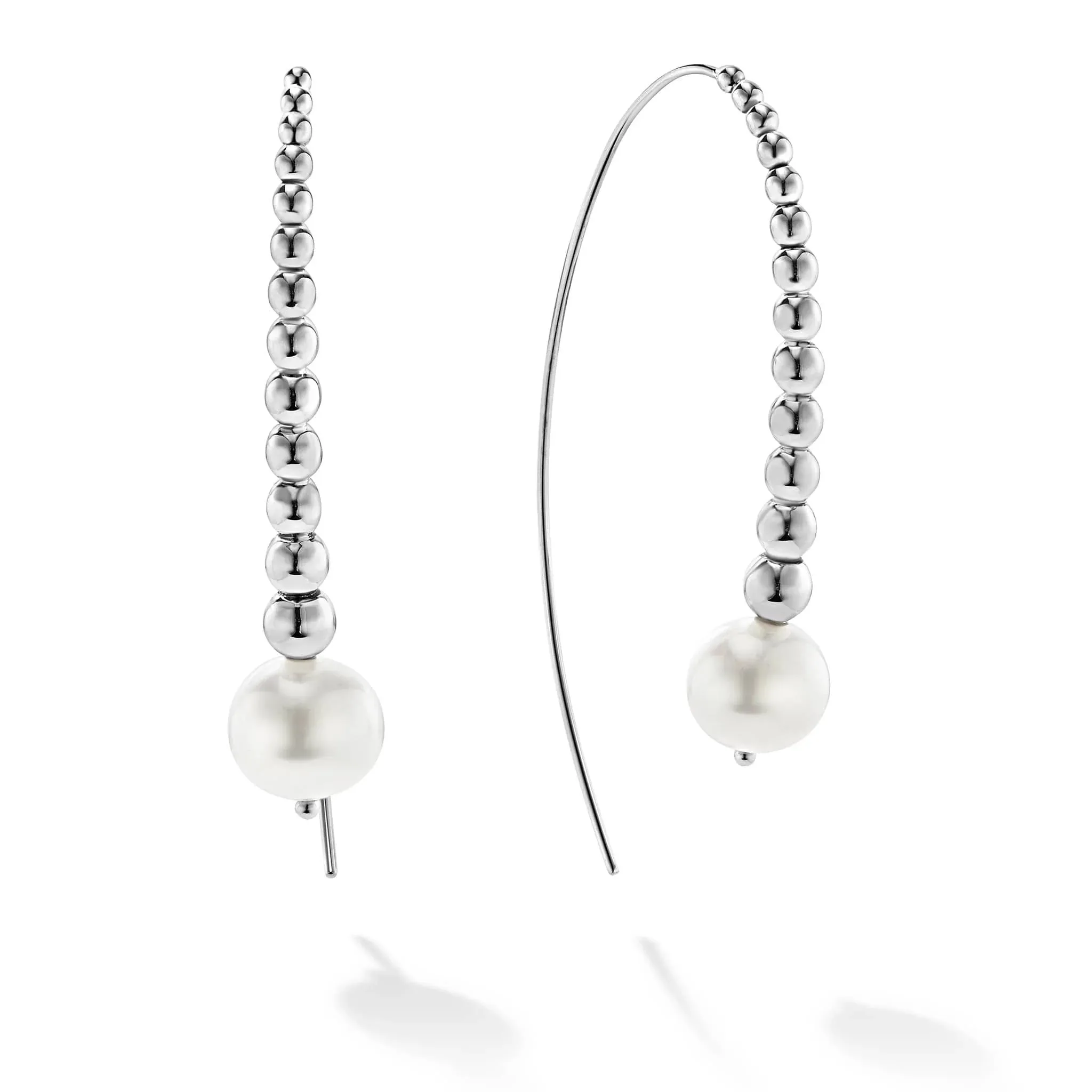 Lagos Luna Graduated Bead Pearl Earrings