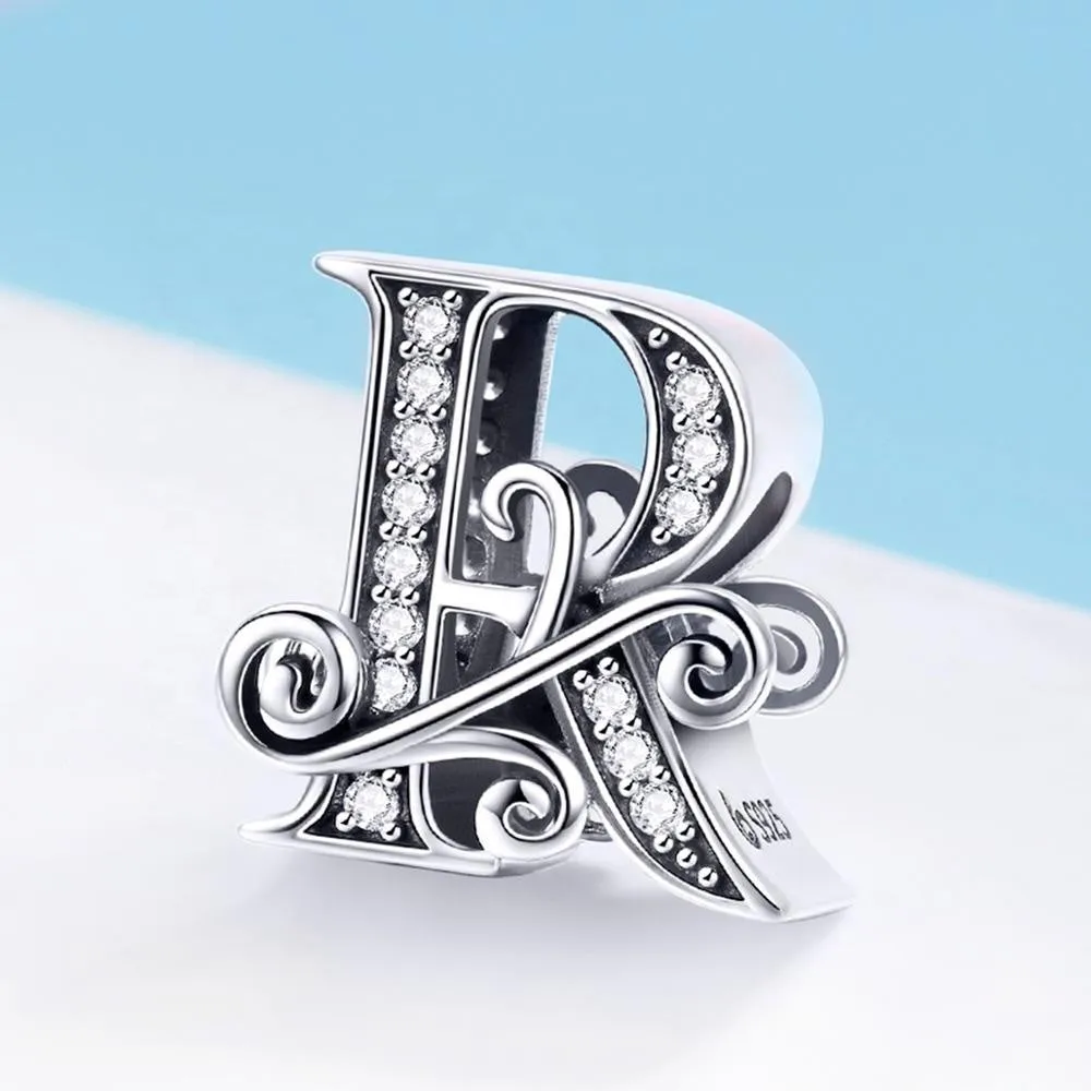 Letter R Initial Alphabet Charm