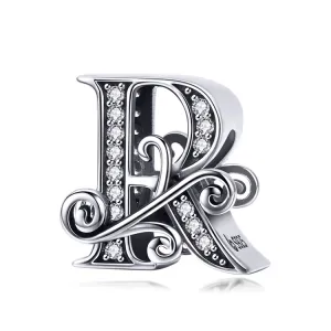 Letter R Initial Alphabet Charm