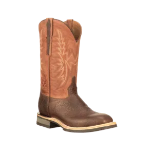 Lucchese Rudy Peanuy Cowhide Chocolate Boot