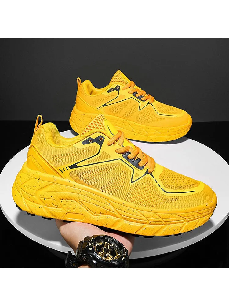 Men's Shoes Casual Shoes Fashion Hundreds Shoes Breathable Height Increasing Sneakers