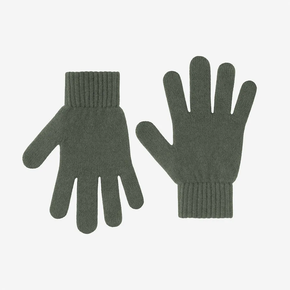 Merino Wool Gloves - Dusty Olive