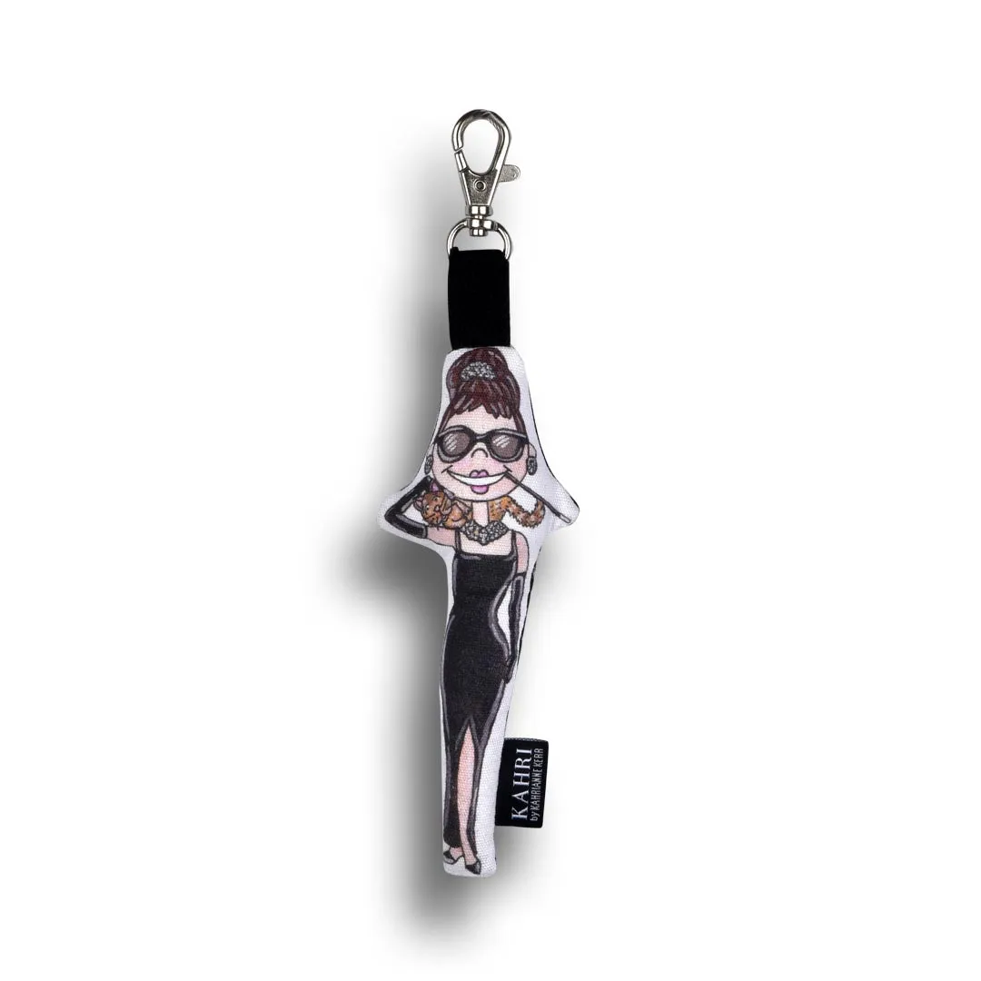 MINI AUDREY HEPBURN BAG CHARM