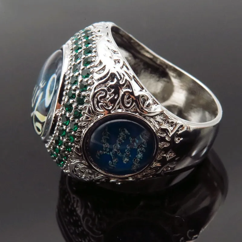 Muslim Arabic God Message Finger Ring