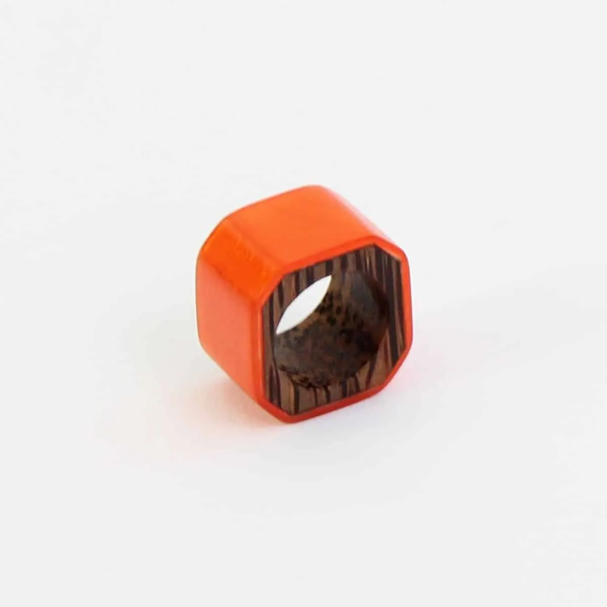 Orange Square Ring by Sylca