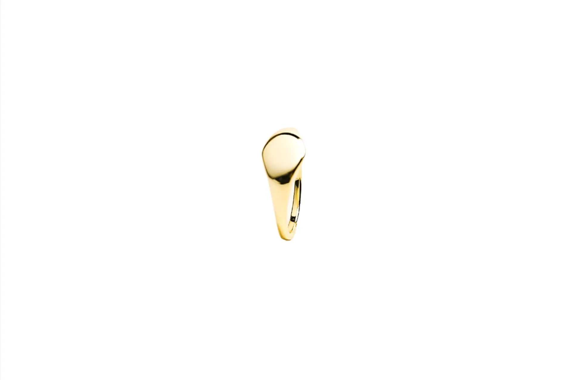 Oval Signet Vermeil Ring