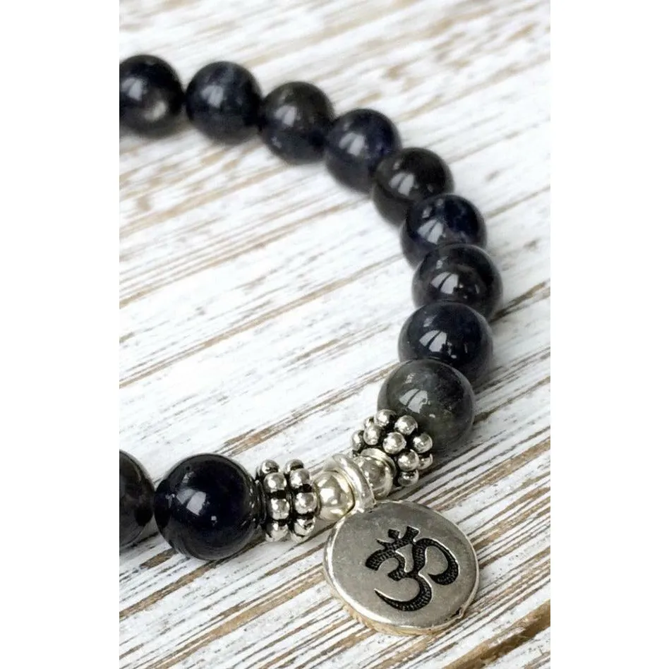 Owly Beaded Bracelet - Lotus / Ohm Charm