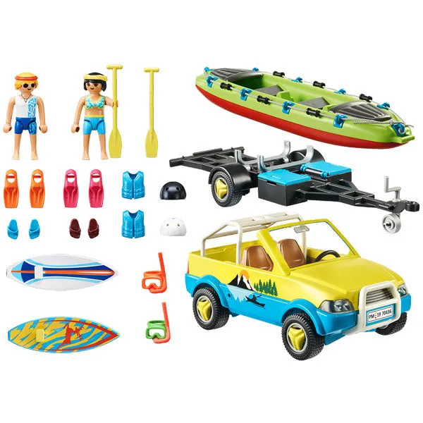 Playmobil Beach Car with Canoe