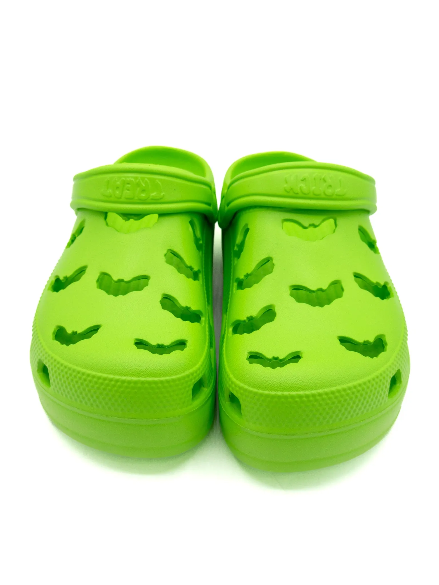 R.I.P.S. Bat Clogs- Neon Green STRANGE CVLT