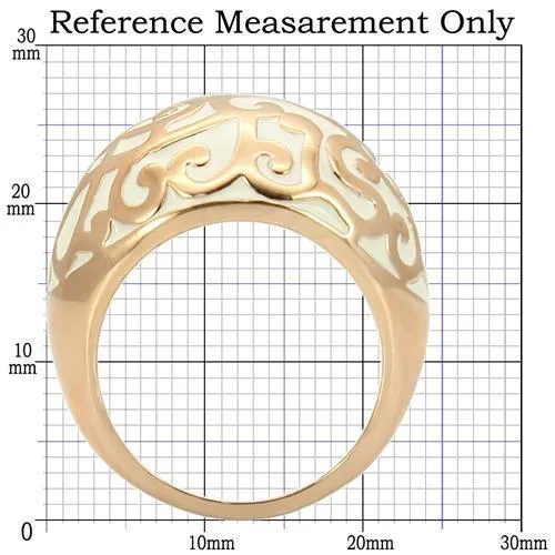 Rose Gold Brass Ring with No Stone for Women Style 0W210