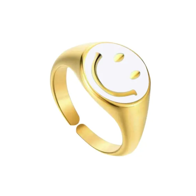 Smiley face ring