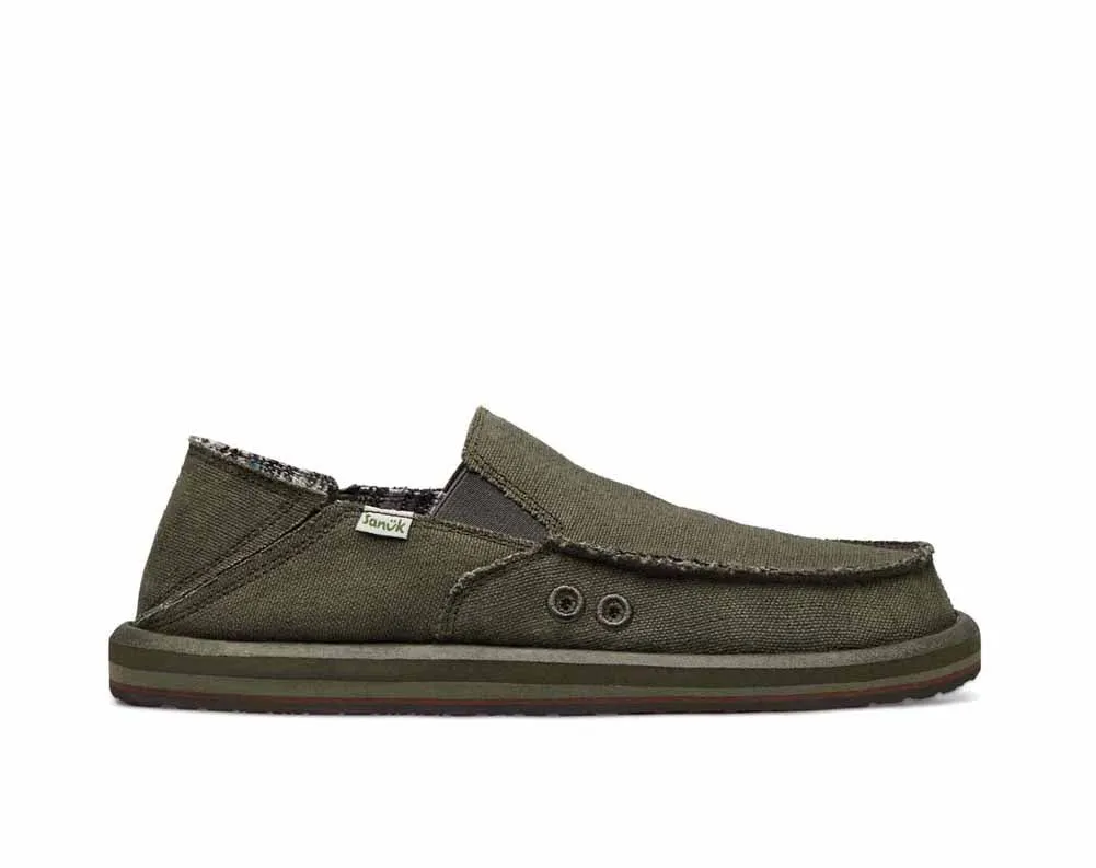 Vagabond St Hemp in Army by Sanuk