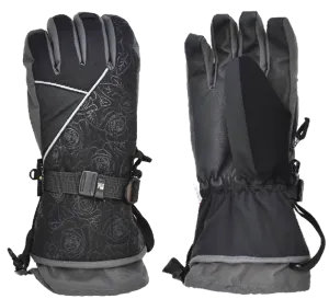 Winter Gloves-Snowboard Ladies Bec-Tec Printed Snowboard Glove