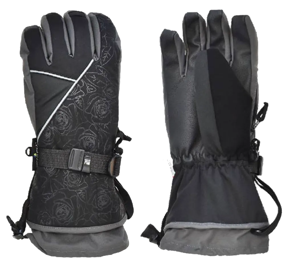 Winter Gloves-Snowboard Ladies Bec-Tec Printed Snowboard Glove