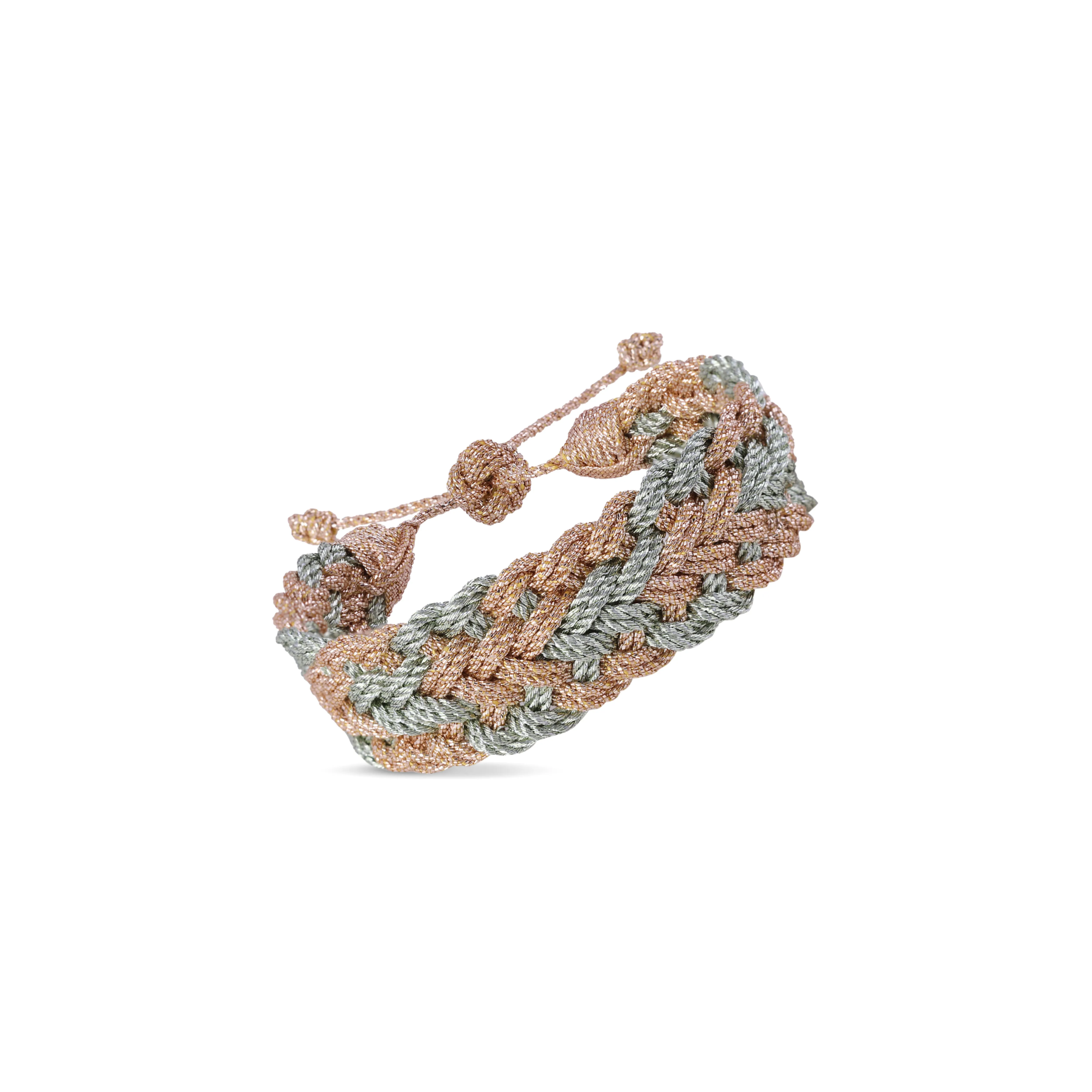 Zena Bracelet in Rose Gold Sage